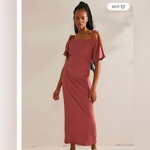Free People Promenade Midi Dress NWT